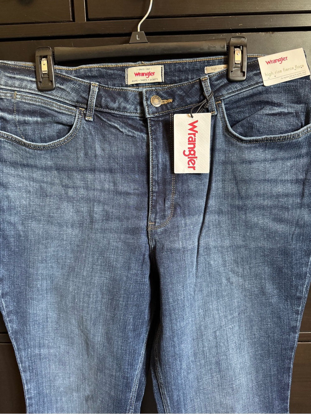 Wrangler Women's Medium Blue Stretch Denim Jeans